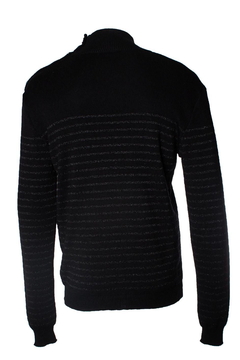 Balmain, Col roulé en lurex rayé Excellent état - En vente à AMSTERDAM, NL