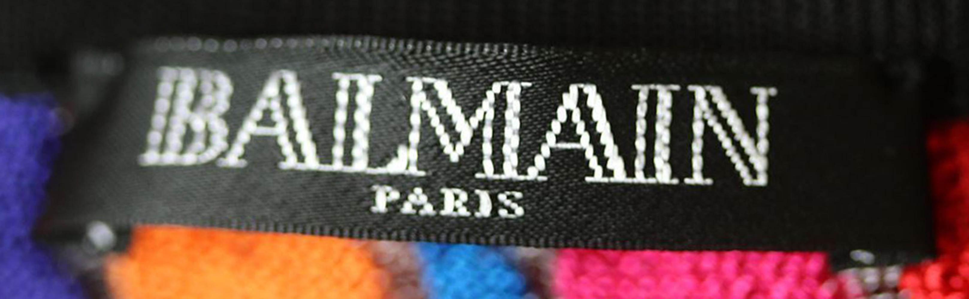 balmain knitwear