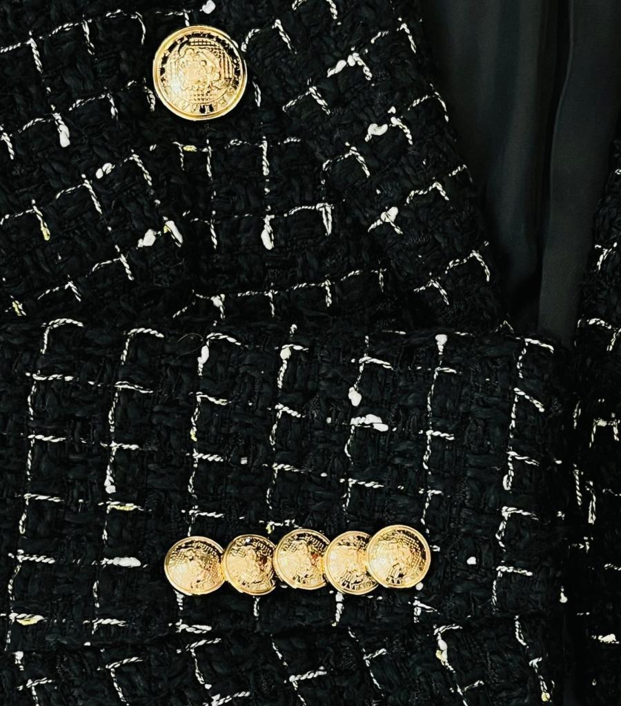 Balmain Tweed Open Jacket For Sale 1
