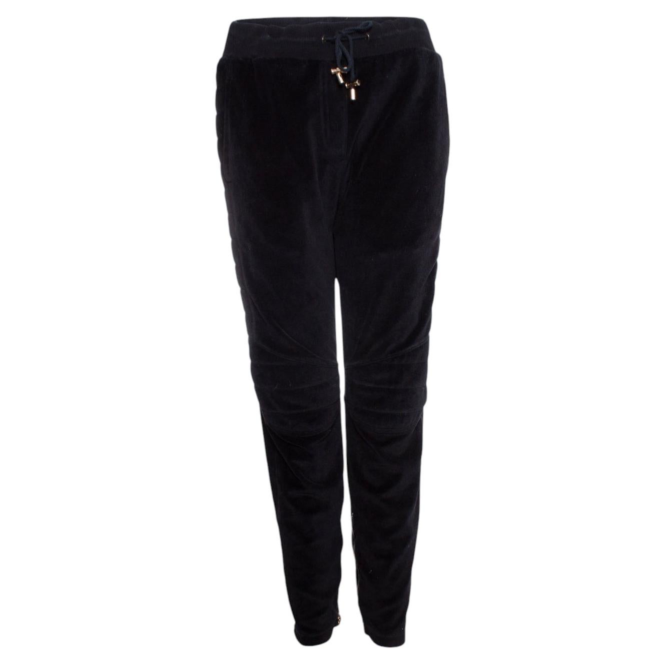 Balmain, Pantalones de chándal de terciopelo.