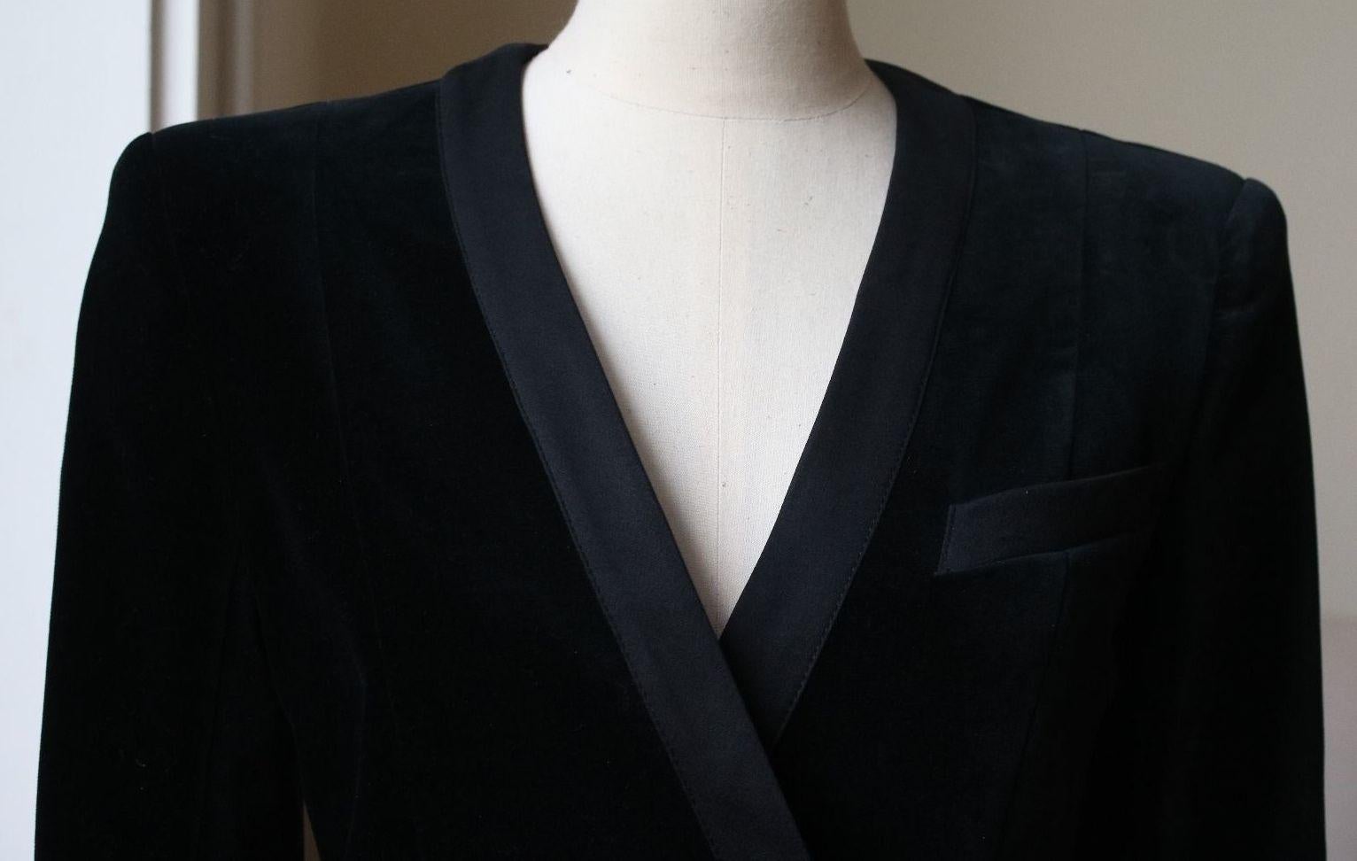 balmain tuxedo dress