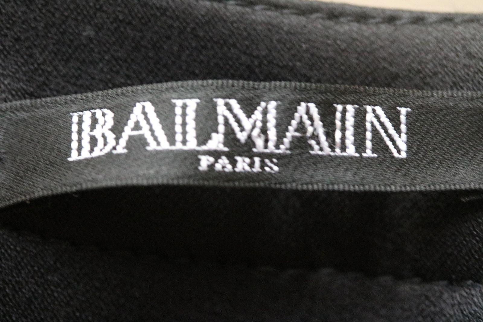 Balmain Velvet Tuxedo Mini Dress In Excellent Condition In London, GB