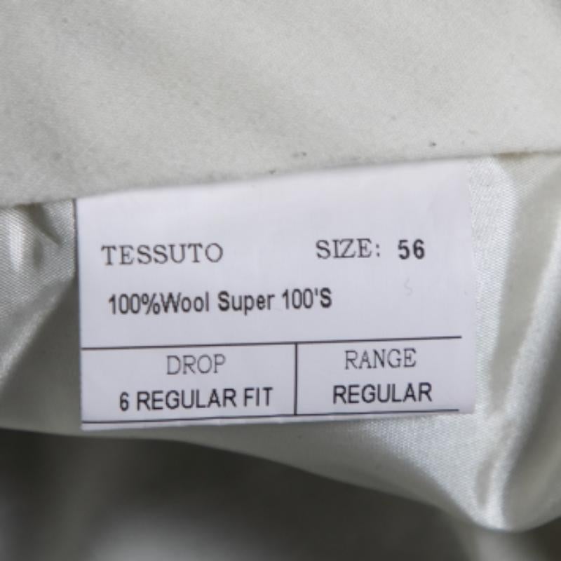 Balmain Vintage Anthrazitgrauer einreihiger Wollanzug XXXL Regular Fit im Zustand „Gut“ im Angebot in Dubai, Al Qouz 2