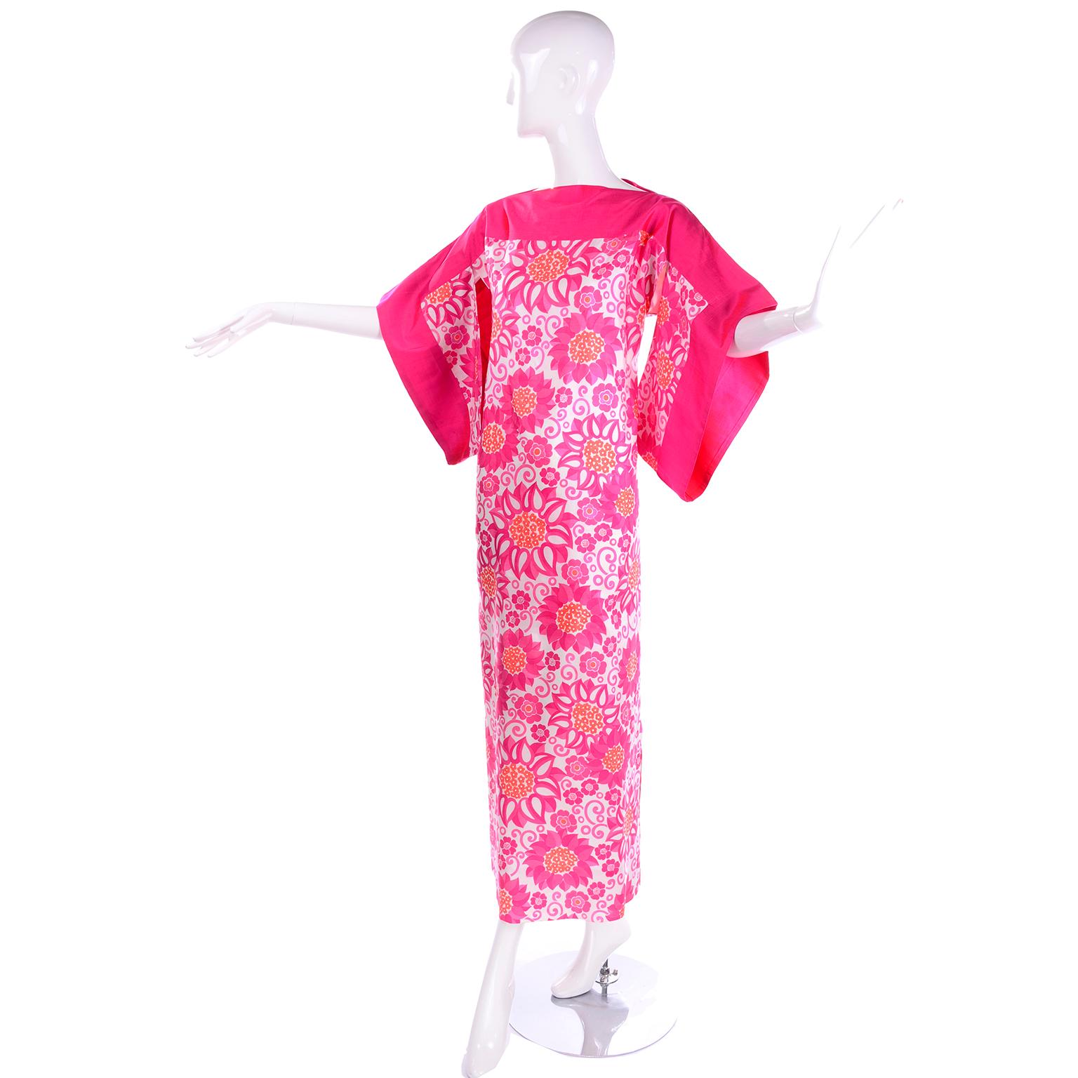 kimono style maxi dress