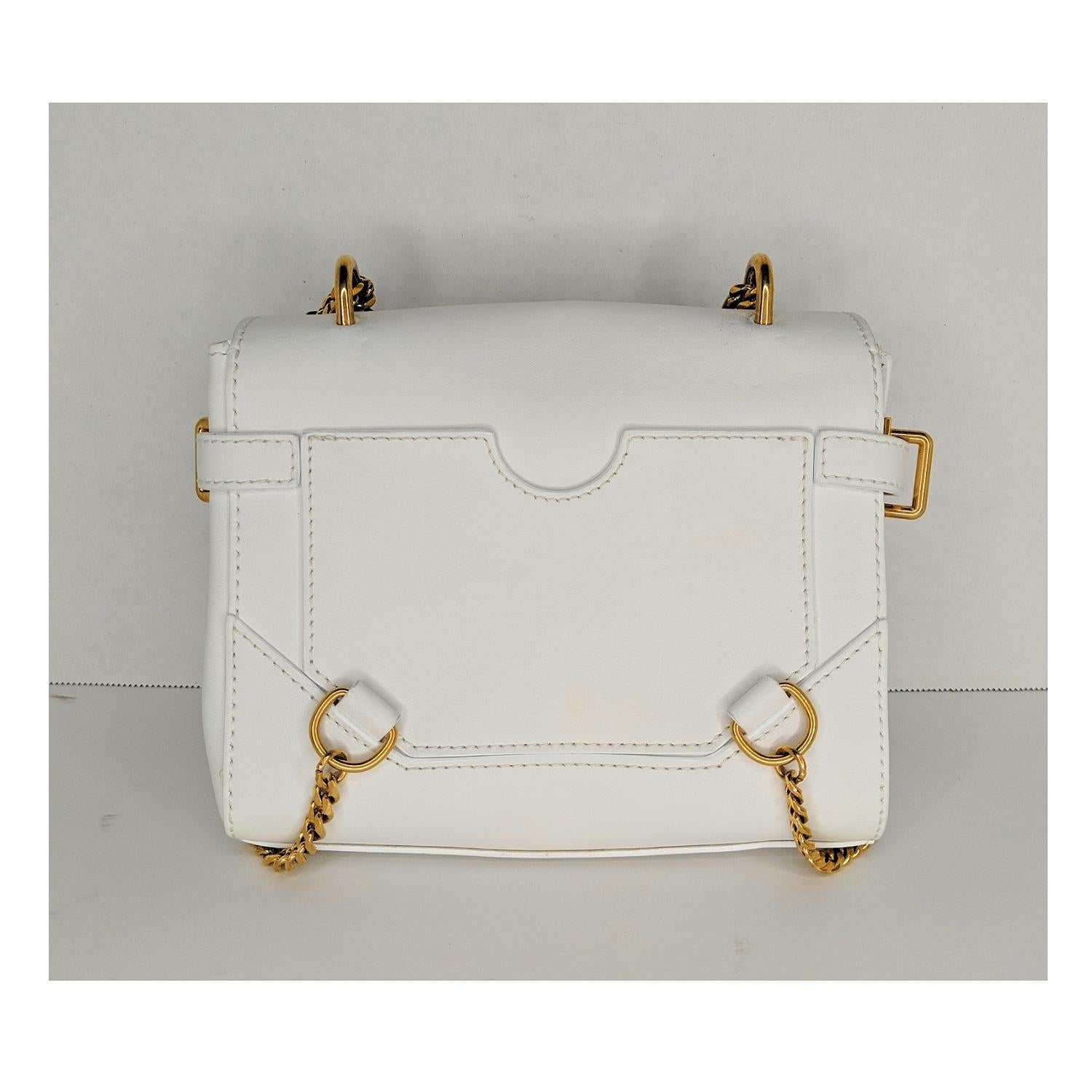 Mochila Crossbody B-Buzz Blanca Balmain Gris