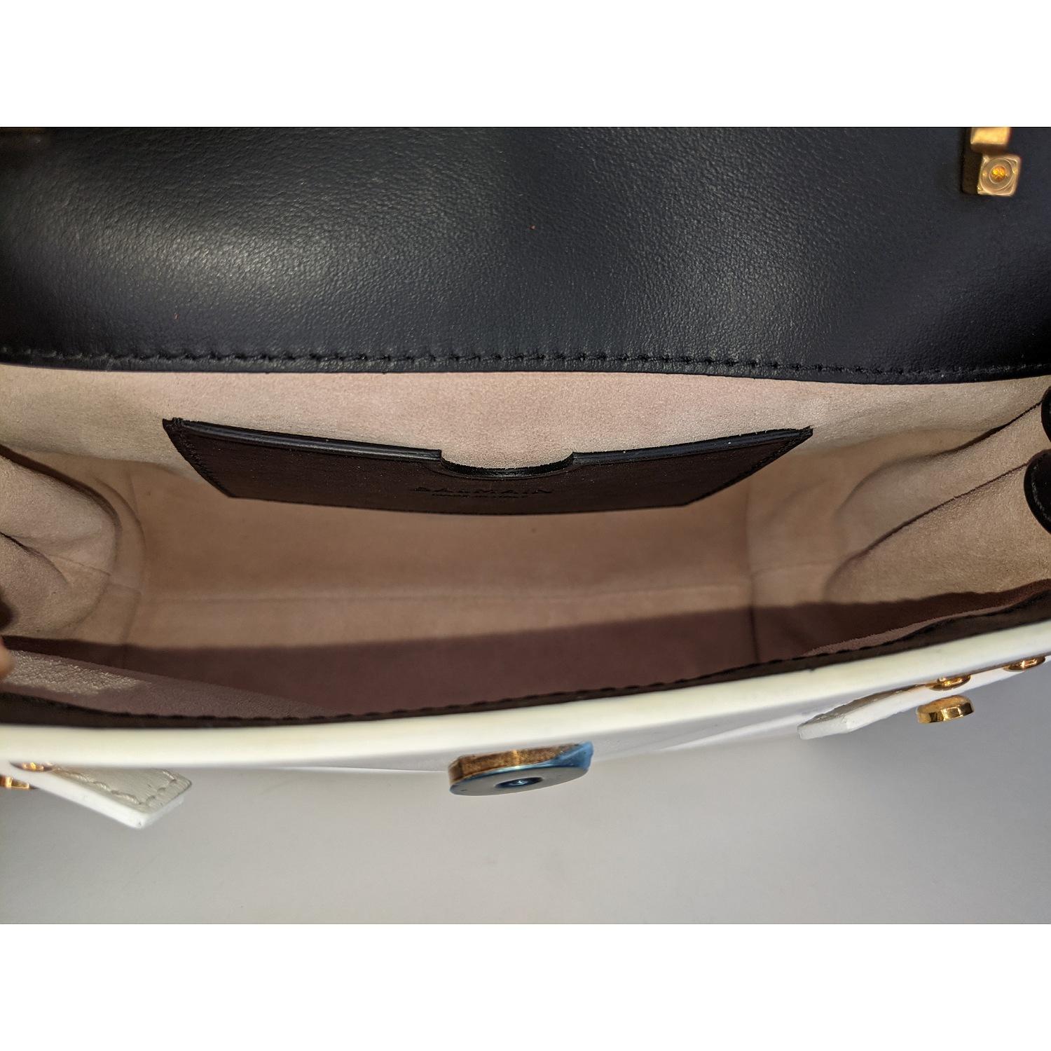 Mochila Crossbody B-Buzz Blanca Balmain 3