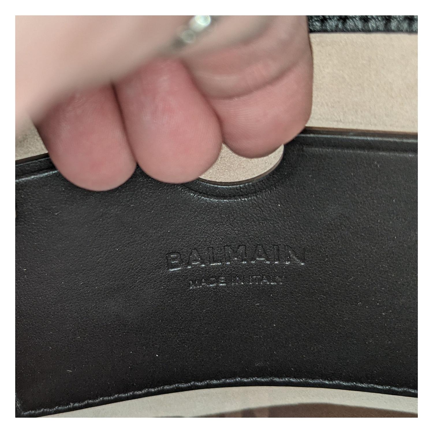 Mochila Crossbody B-Buzz Blanca Balmain 4