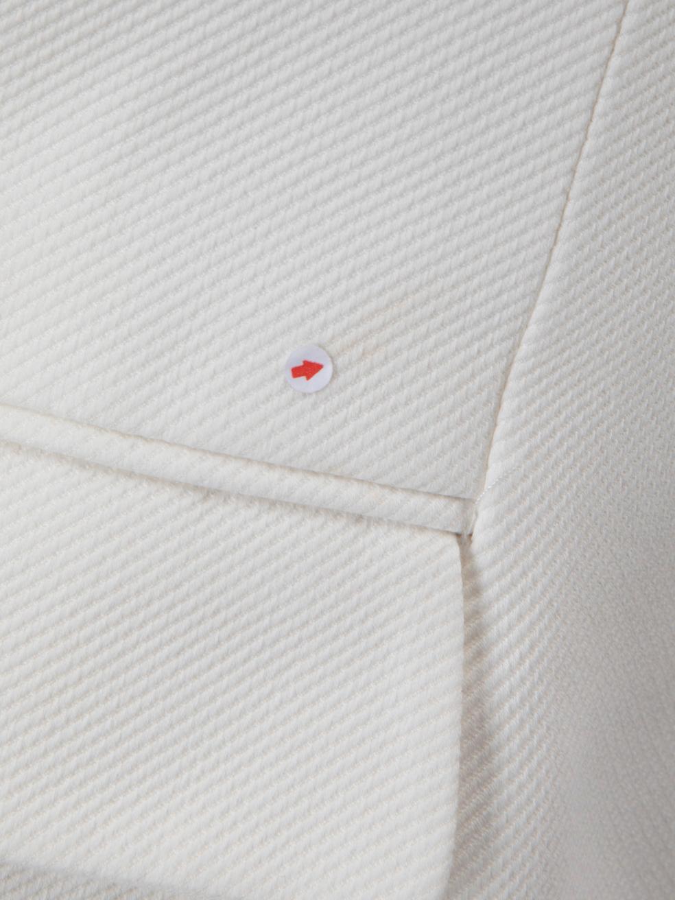 Balmain White Double Breasted Gold Button Blazer Size XS For Sale 1
