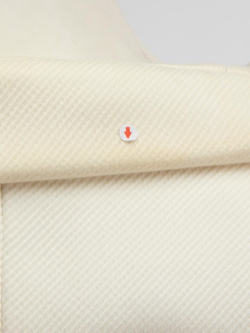 Balmain White Double Breasted Gold Button Blazer Size XS For Sale 4