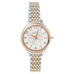 Balmain White Two-Tone Balmain De Balmain II Mini Women's Wristwatch 29 mm