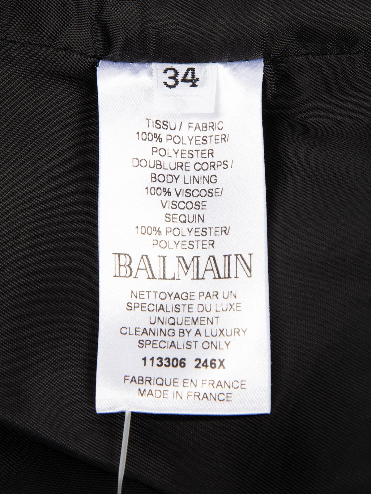 Balmain Women's Sequin Mini Dress 4