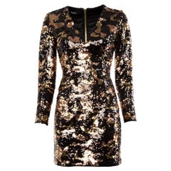 Mini abito con paillettes Balmain Donna
