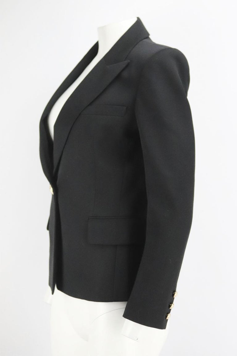 Balmain Wool Blazer Fr 40 Uk 12 For Sale at 1stDibs
