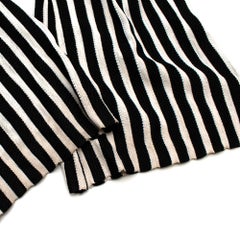 Balmain Wrap Effect Striped Jumpsuit - Worn by Alesha Dixon - Size Estimated S