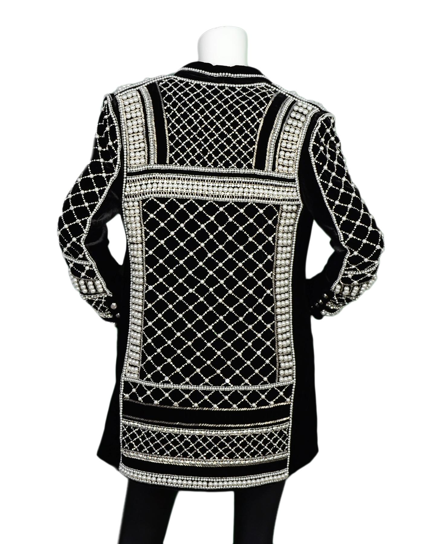 balmain pearl jacket