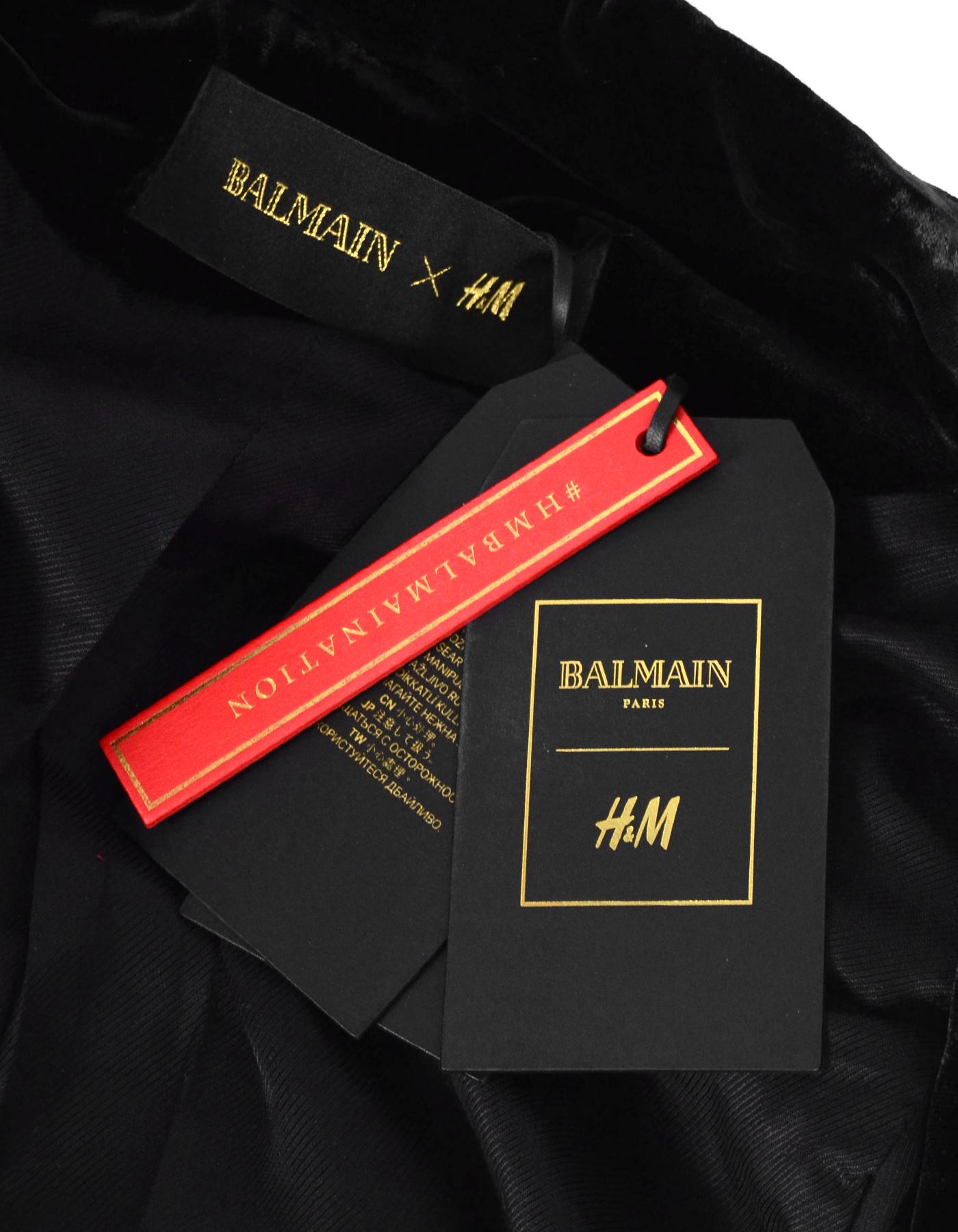 balmain pearl blazer