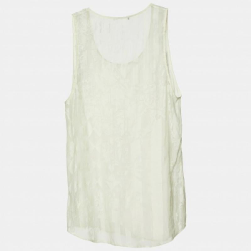Balmain Gelb Harlekin Check Jacquard ärmelloses Tank Top S im Zustand „Gut“ im Angebot in Dubai, Al Qouz 2