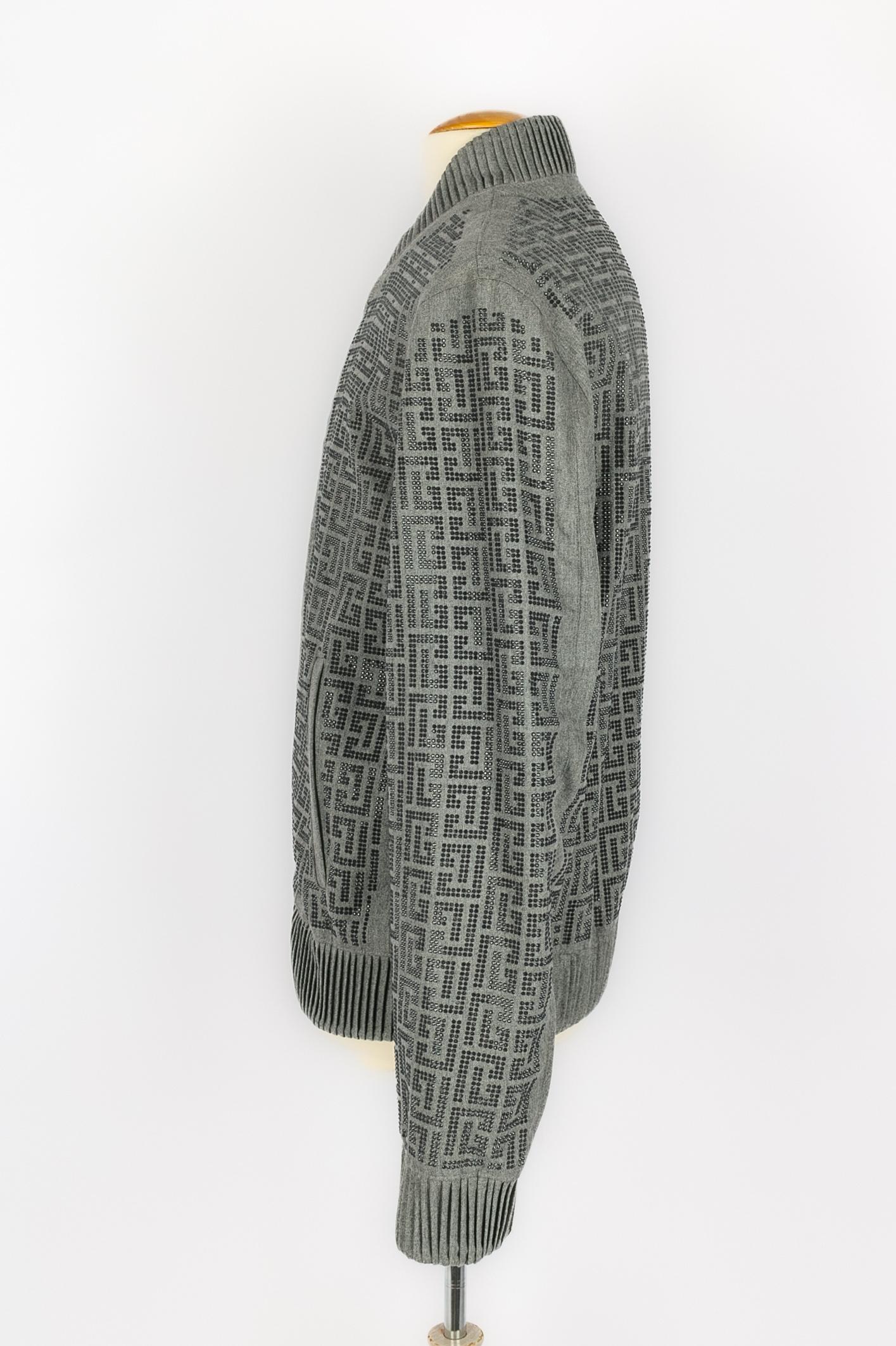 Balmain Jacke mit Reißverschluss Herren im Angebot