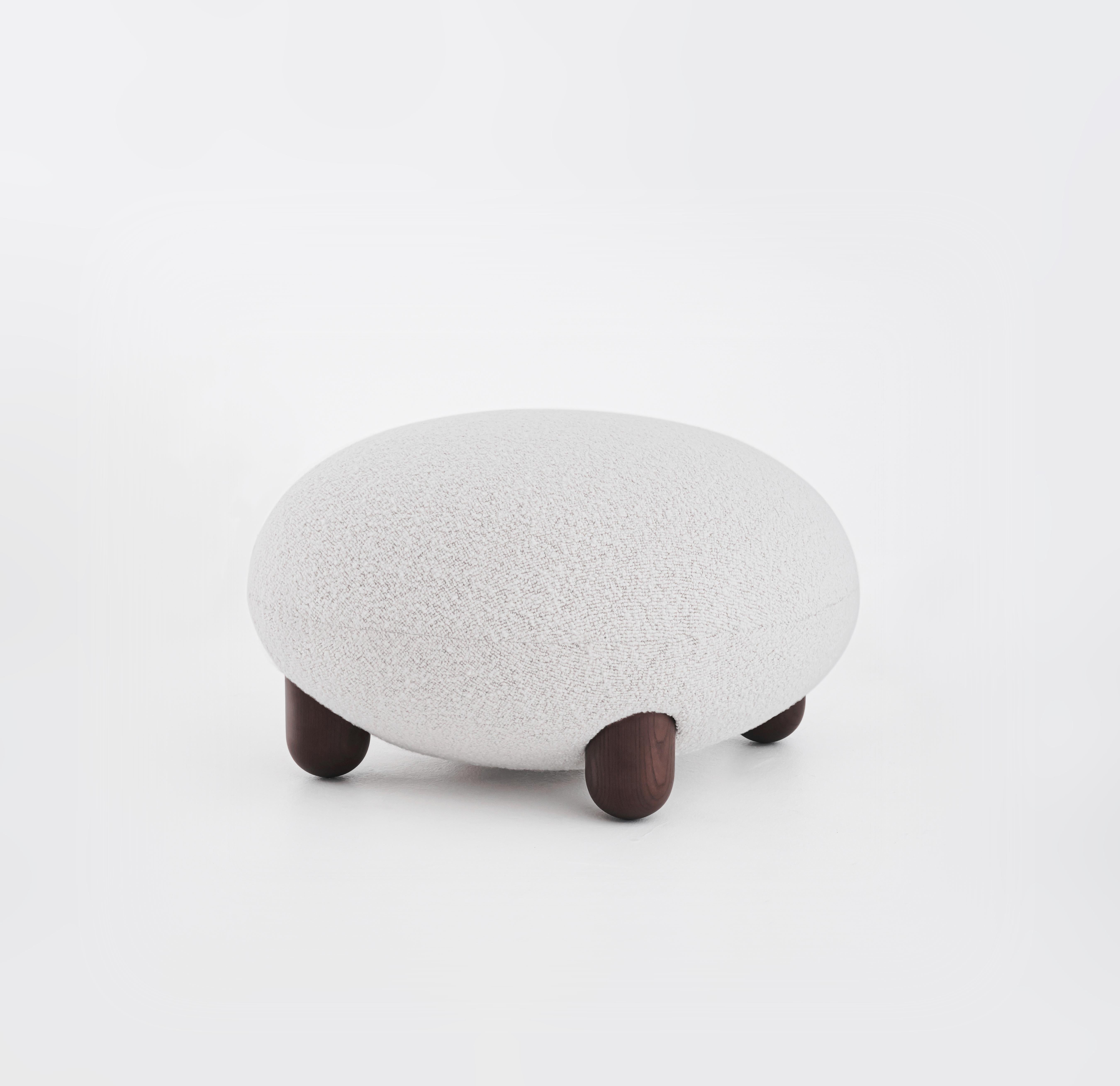 Ucraino Pouf Baloo Boucle Flock di NOOM in vendita