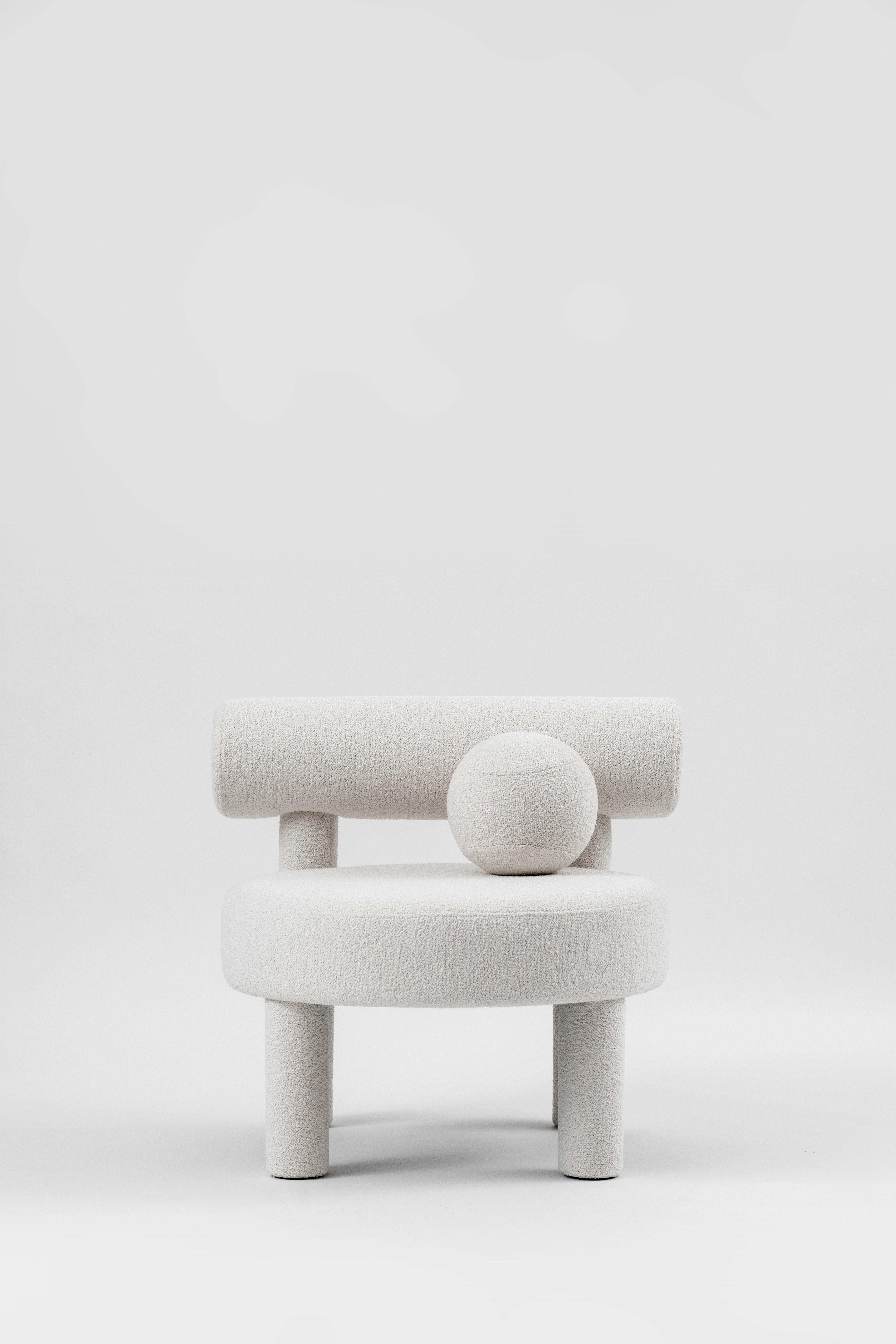 Modern Baloo Boucle Gropius CS1 Low Chair by NOOM For Sale