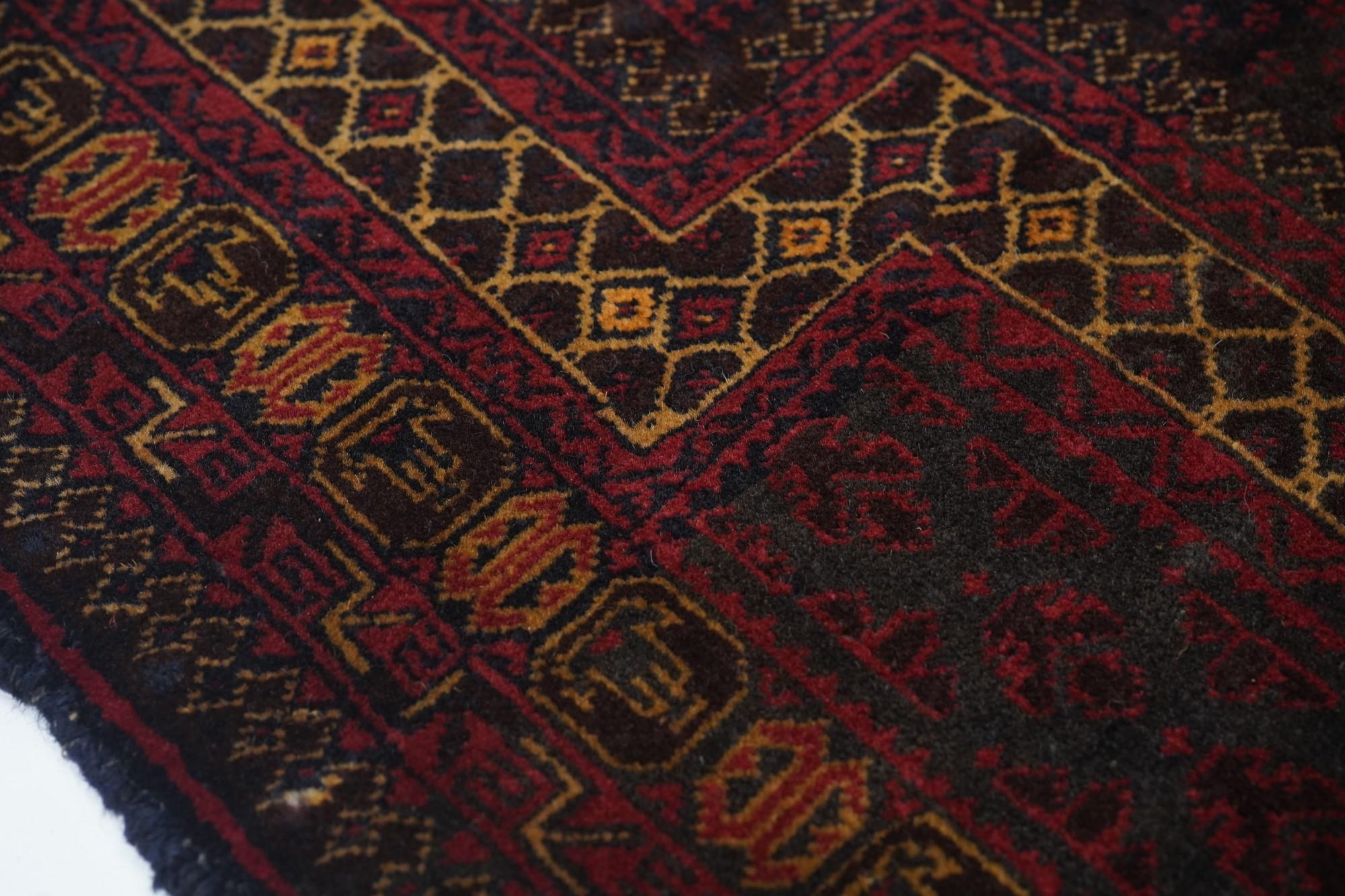 Persian Vintage Balouch Rug 3'0'' x 5'0'' For Sale