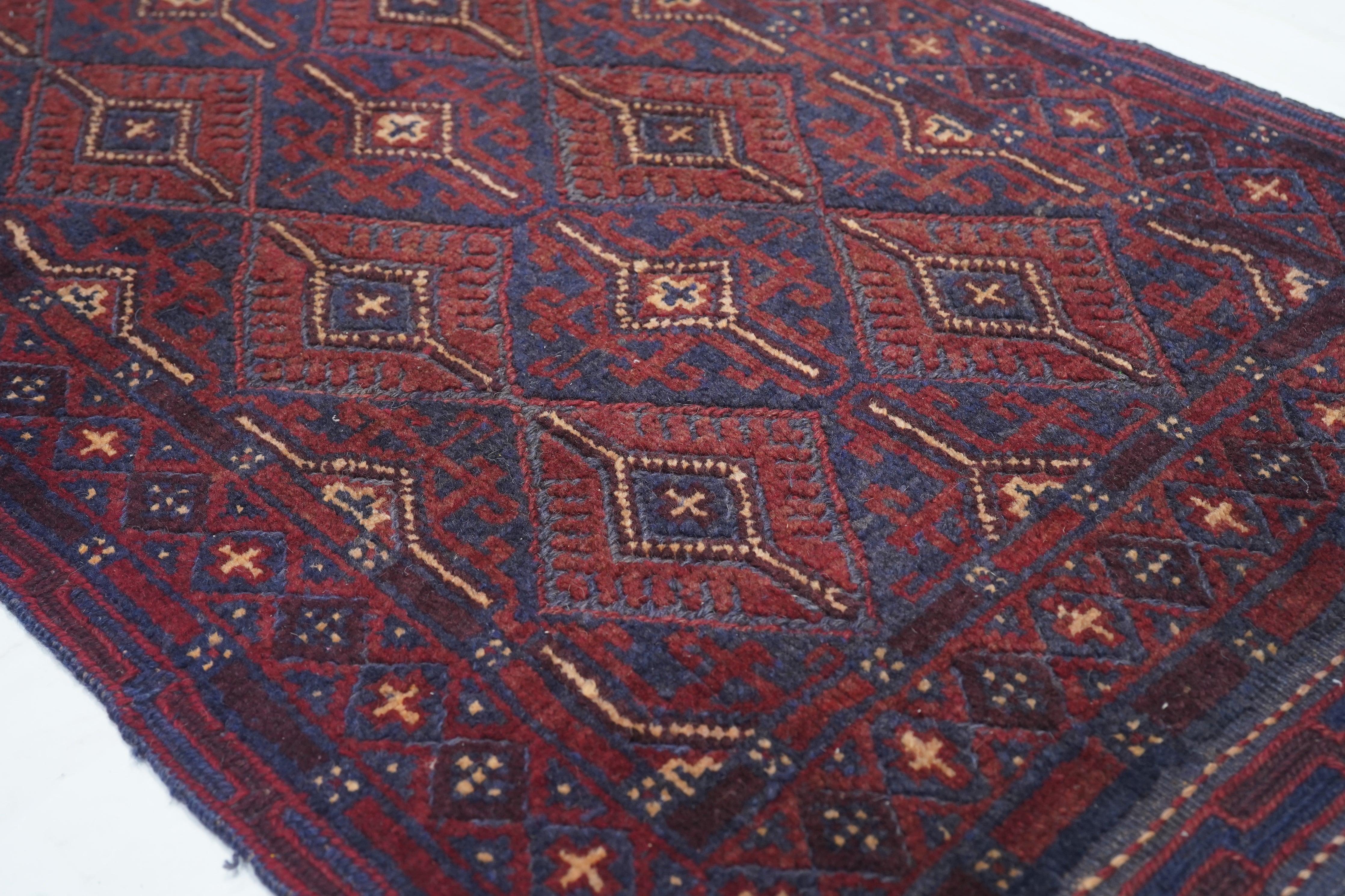 XXI secolo e contemporaneo Balouch Runner 2'4'' x 8'3'' in vendita