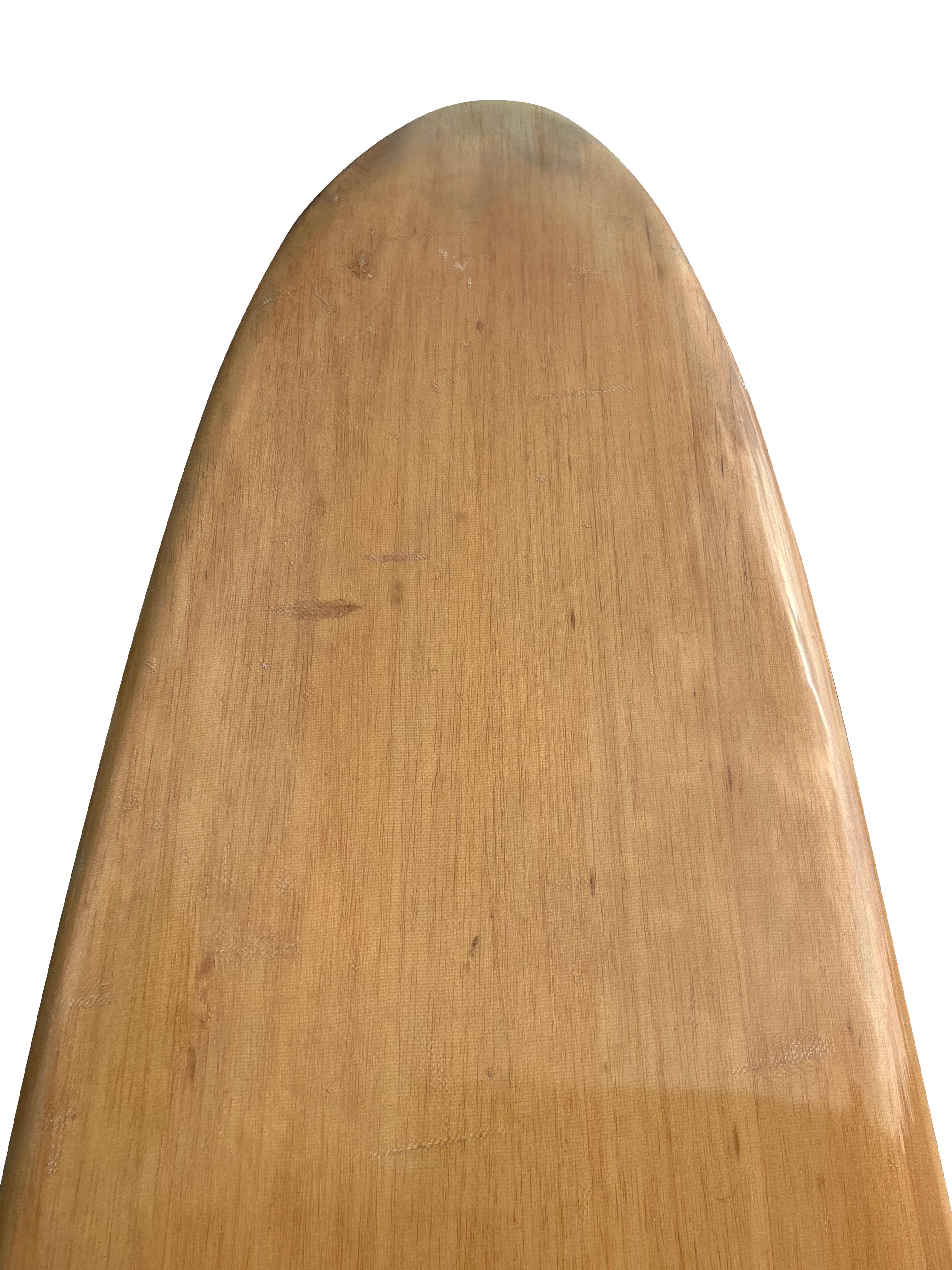 American Balsawood Surfboard by Velzy Jacobs For Sale
