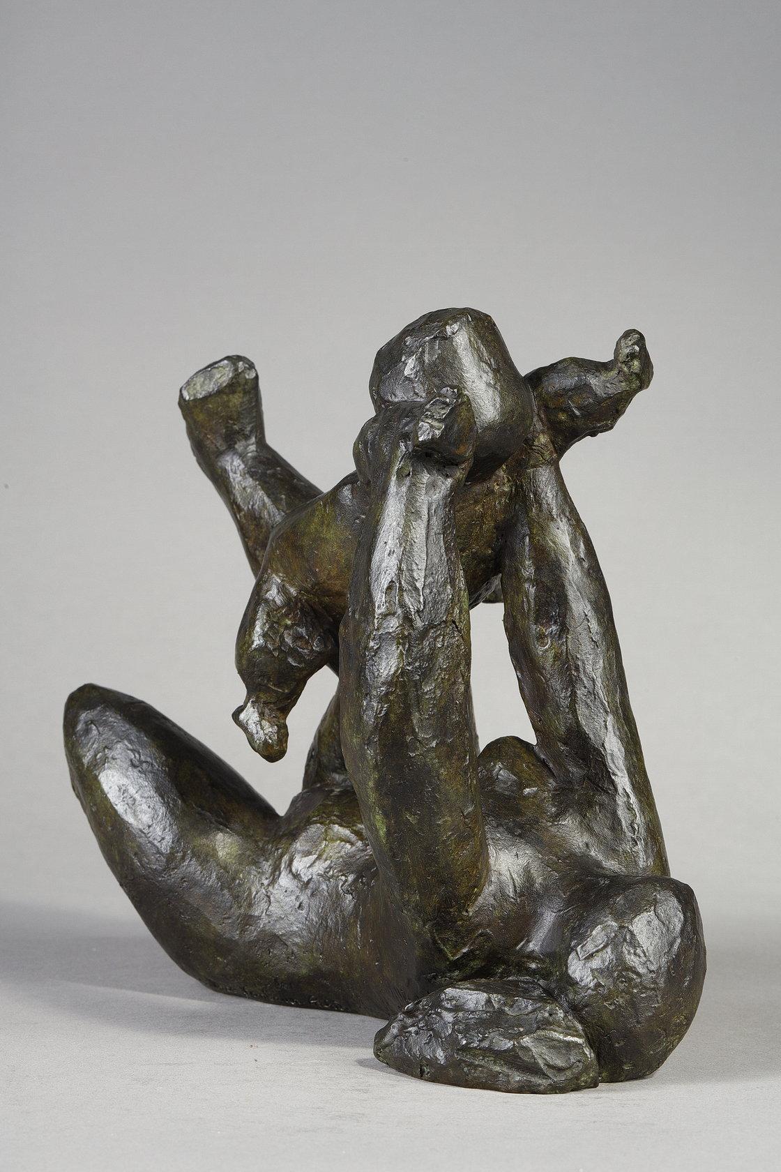 Motherhood - Sculpture by Baltasar Lobo