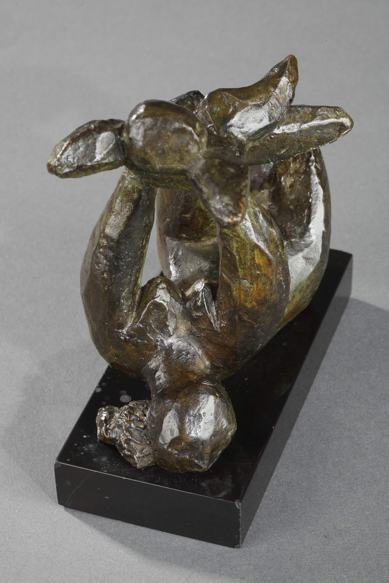 Maternità - Nude Sculpture Oro di Baltasar Lobo