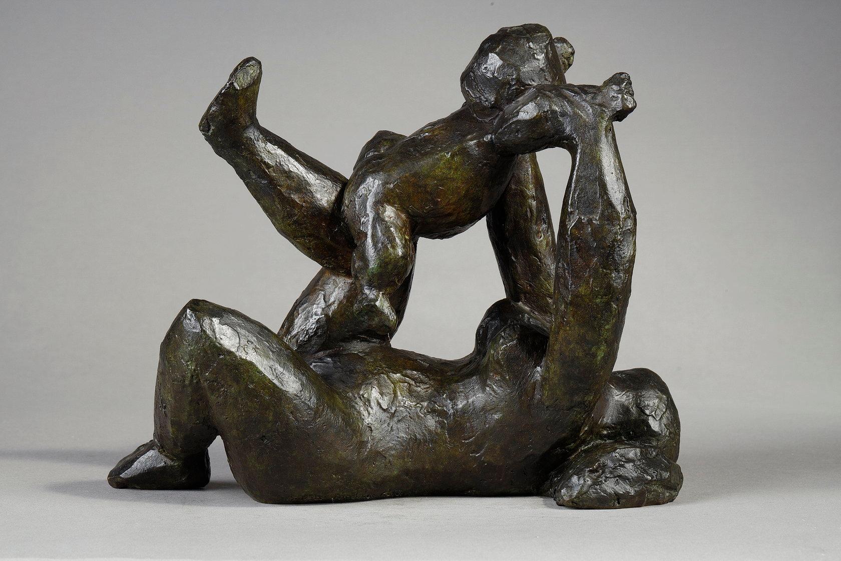 Baltasar Lobo Figurative Sculpture - Motherhood