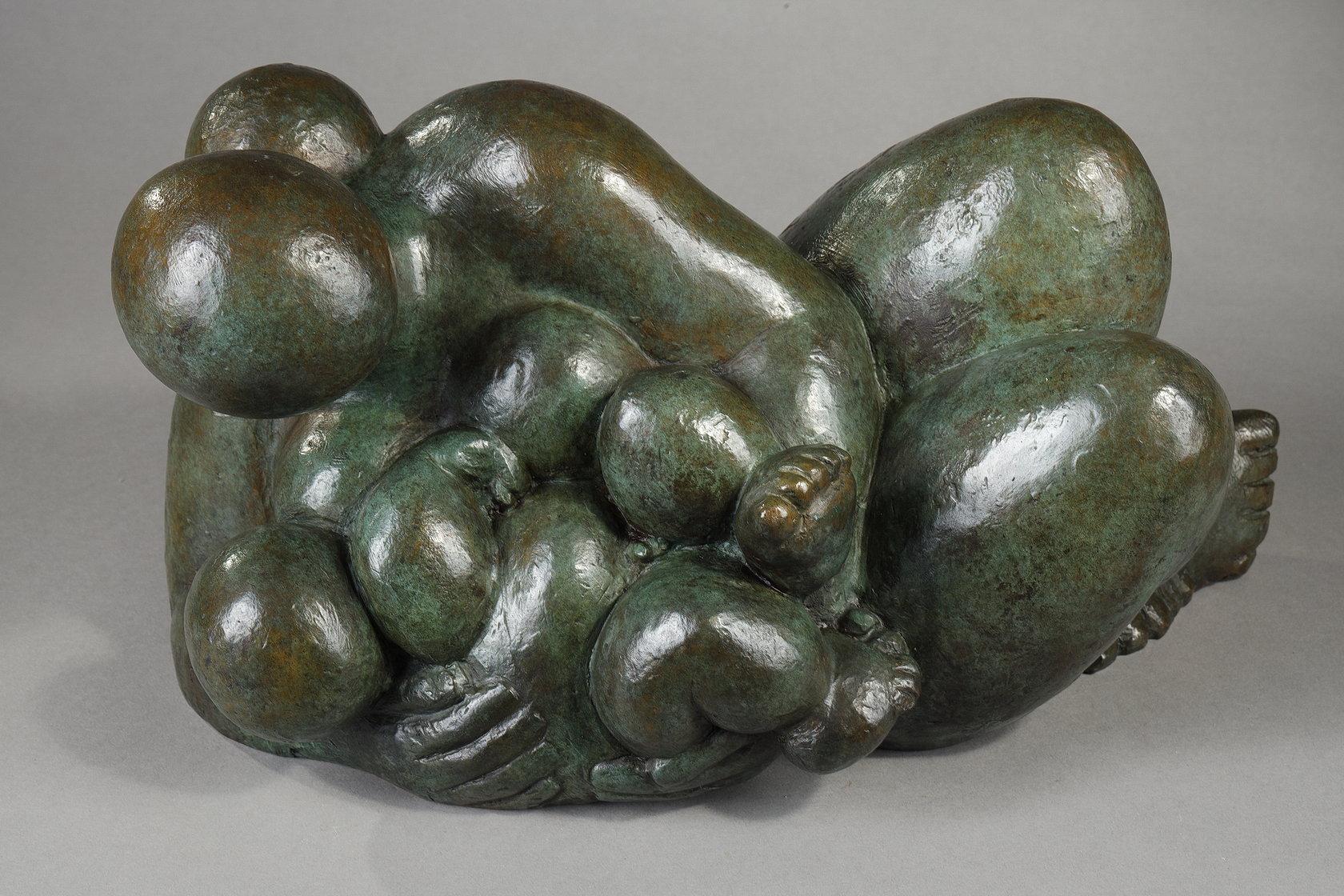 The Cradle - Sculpture by Baltasar Lobo