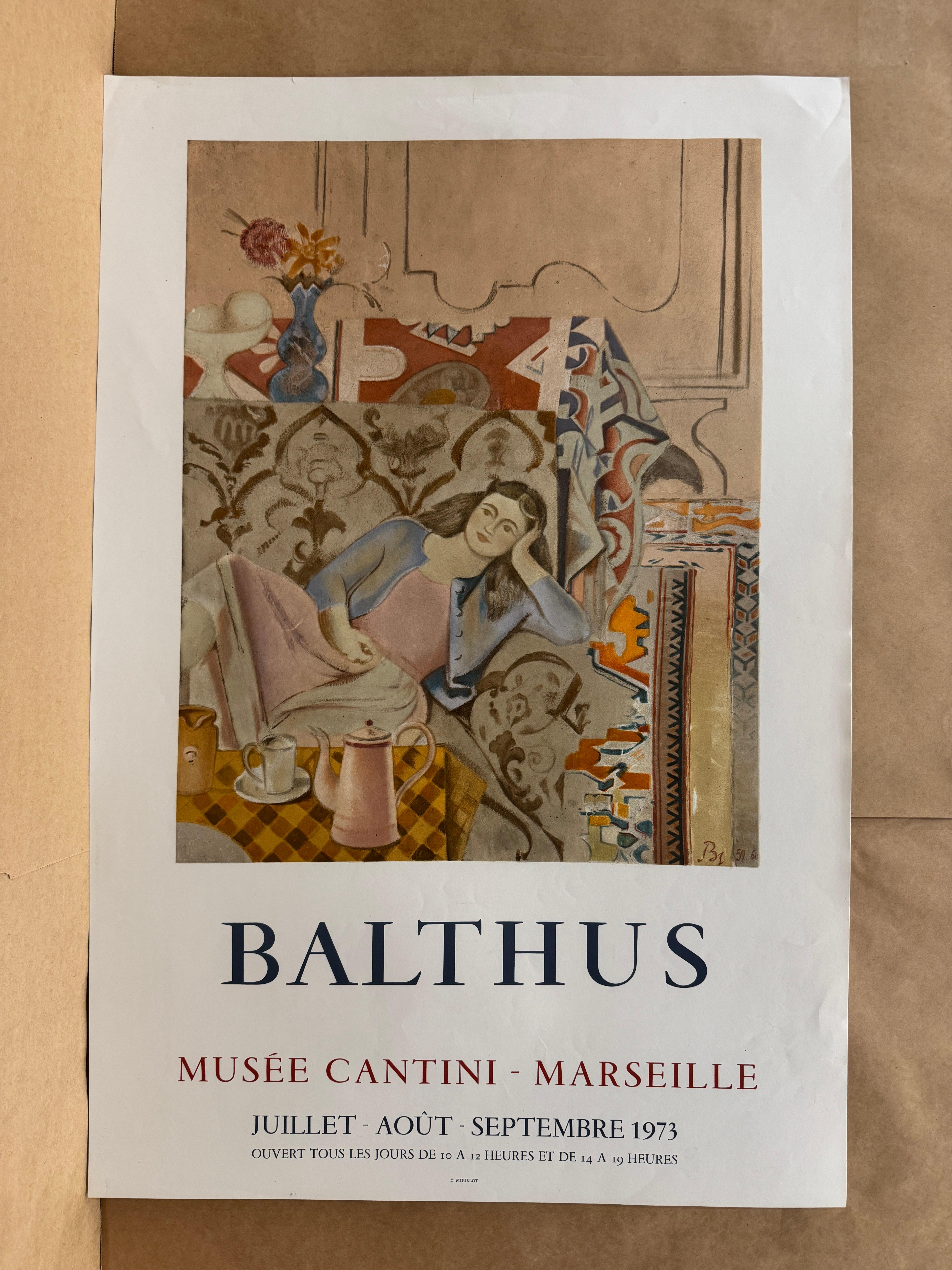 Musee Cantini-Marseille by Balthasar Balthus, 1973 For Sale 1