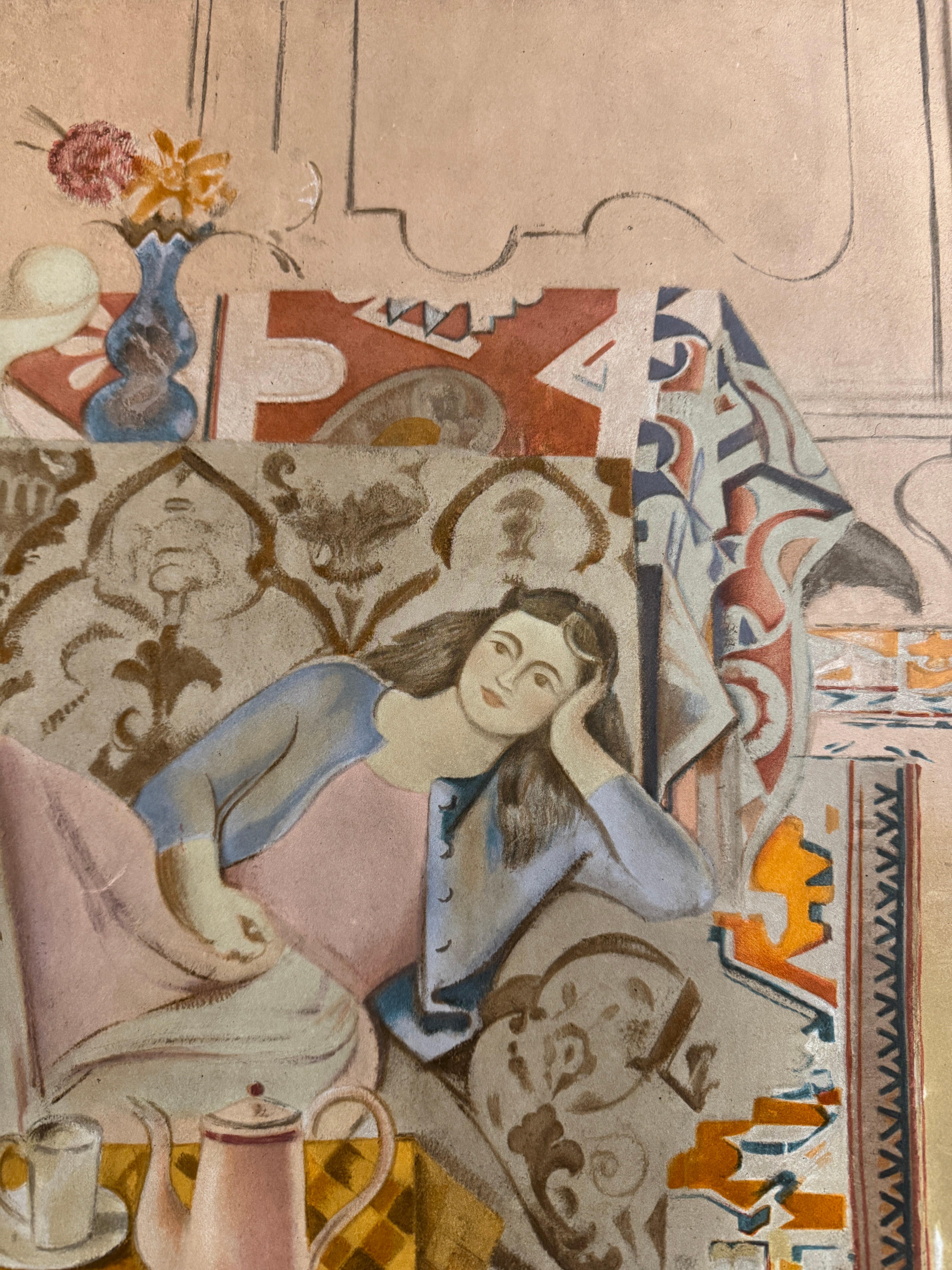 Musee Cantini-Marseille by Balthasar Balthus, 1973 For Sale 2