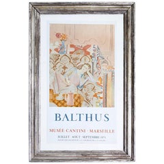 Balthasar Balthus Retro Exhibition Poster, Museé Cantini, France, 1973