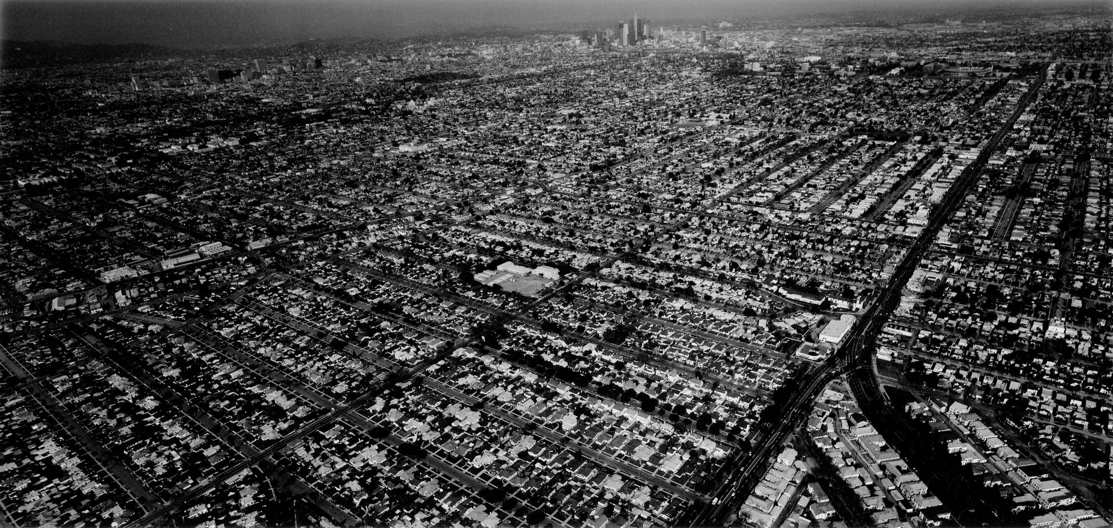 Los Angeles, 1999 - Balthasar Burkhard, Farbfotografie, Stadtbild, Raster