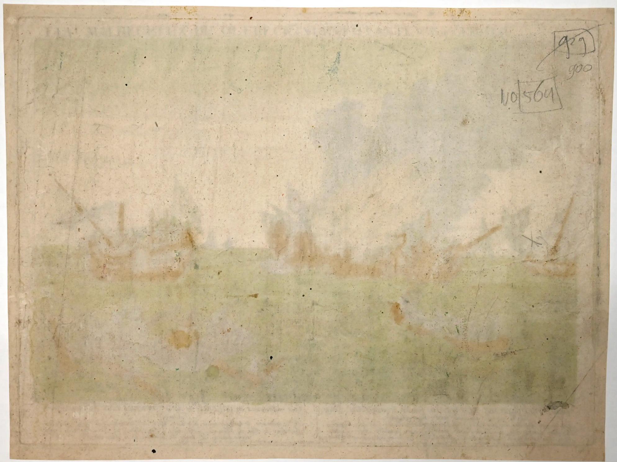 El Quebec y el Surveillante [una escena animada de batalla naval]. - Print Escuela inglesa de Balthasar Friedrich Leizelt