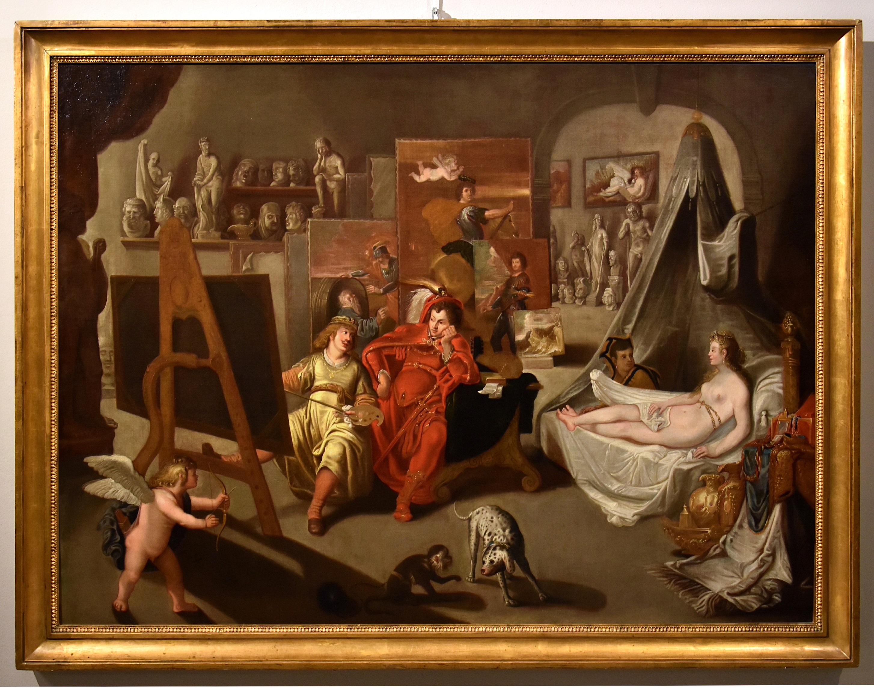 Van Den Bossche Alexander The Great Gemälde Öl auf Leinwand 17/18. Jahrhundert Flämisch  – Painting von Balthasar Van Den Bossche (Antwerp, 1681 - 1715)