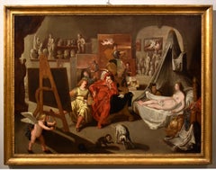 Van Den Bossche Alexander The Great Paint Oil on canvas 17/18th Century Flemish