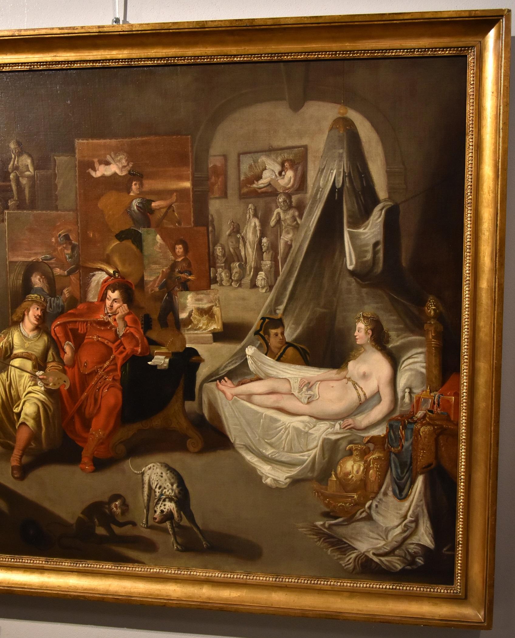 Van Den Bossche Alexander The Great Gemälde Öl auf Leinwand 17/18. Jahrhundert Flämisch  im Angebot 1