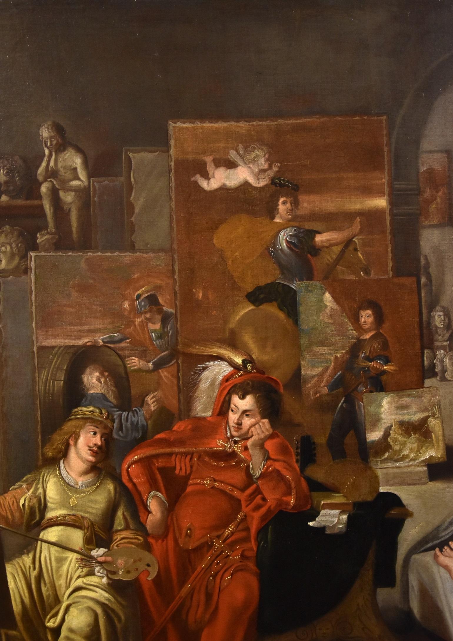 Van Den Bossche Alexander The Great Paint Oil on canvas 17/18th Century Flemish  For Sale 1