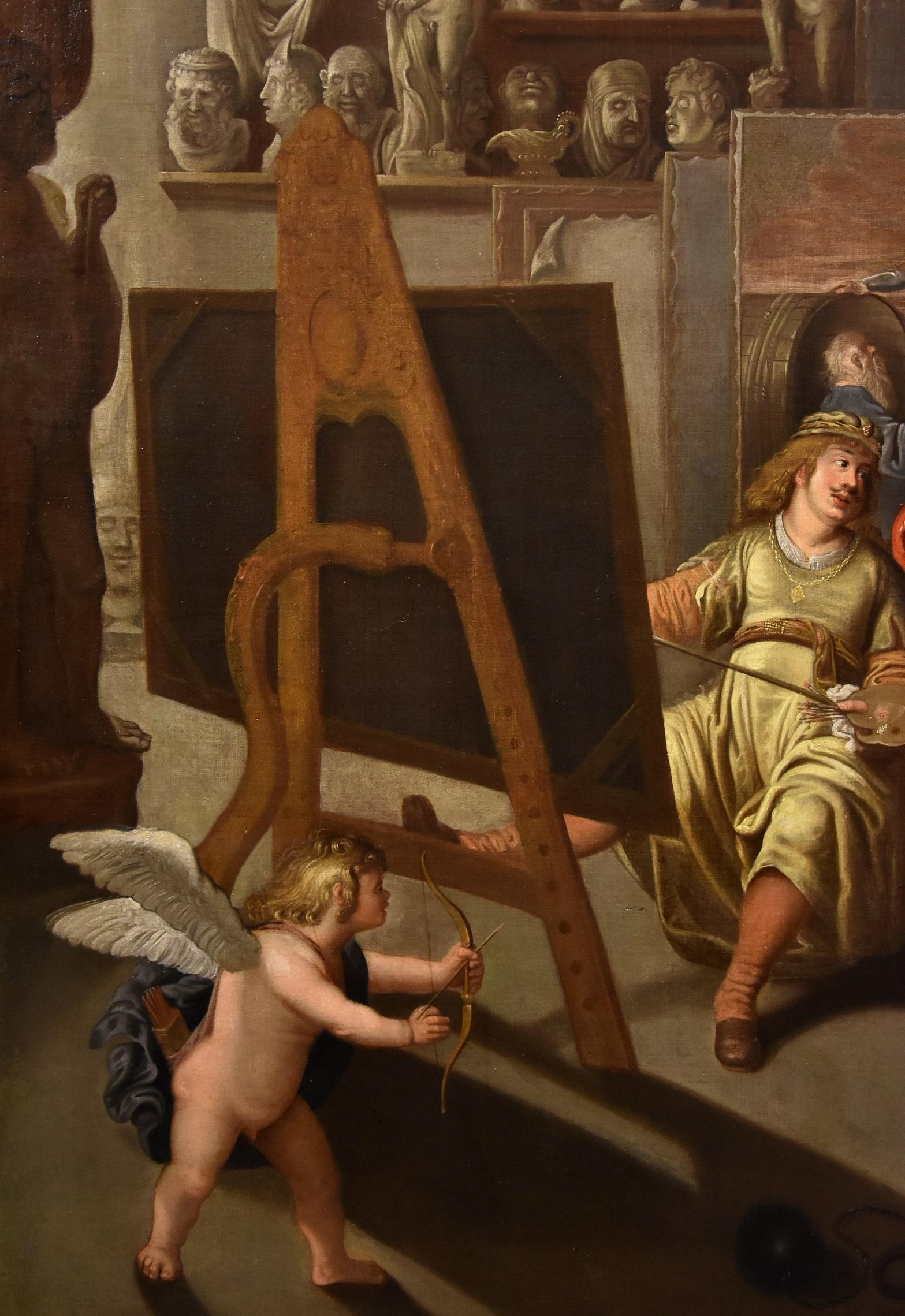Van Den Bossche Alexander The Great Paint Oil on canvas 17/18th Century Flemish  For Sale 2