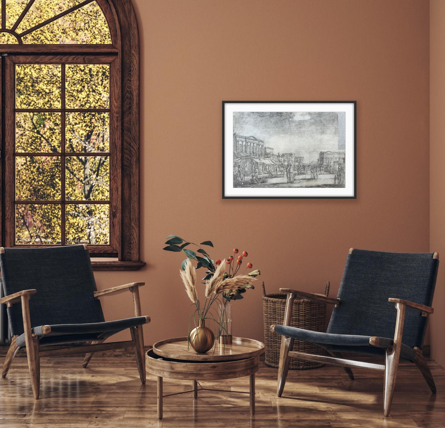 India Balthazar Solvyns Edificios europeos Calcuta Siglo XVIII, rara 1ª prueba en venta 8