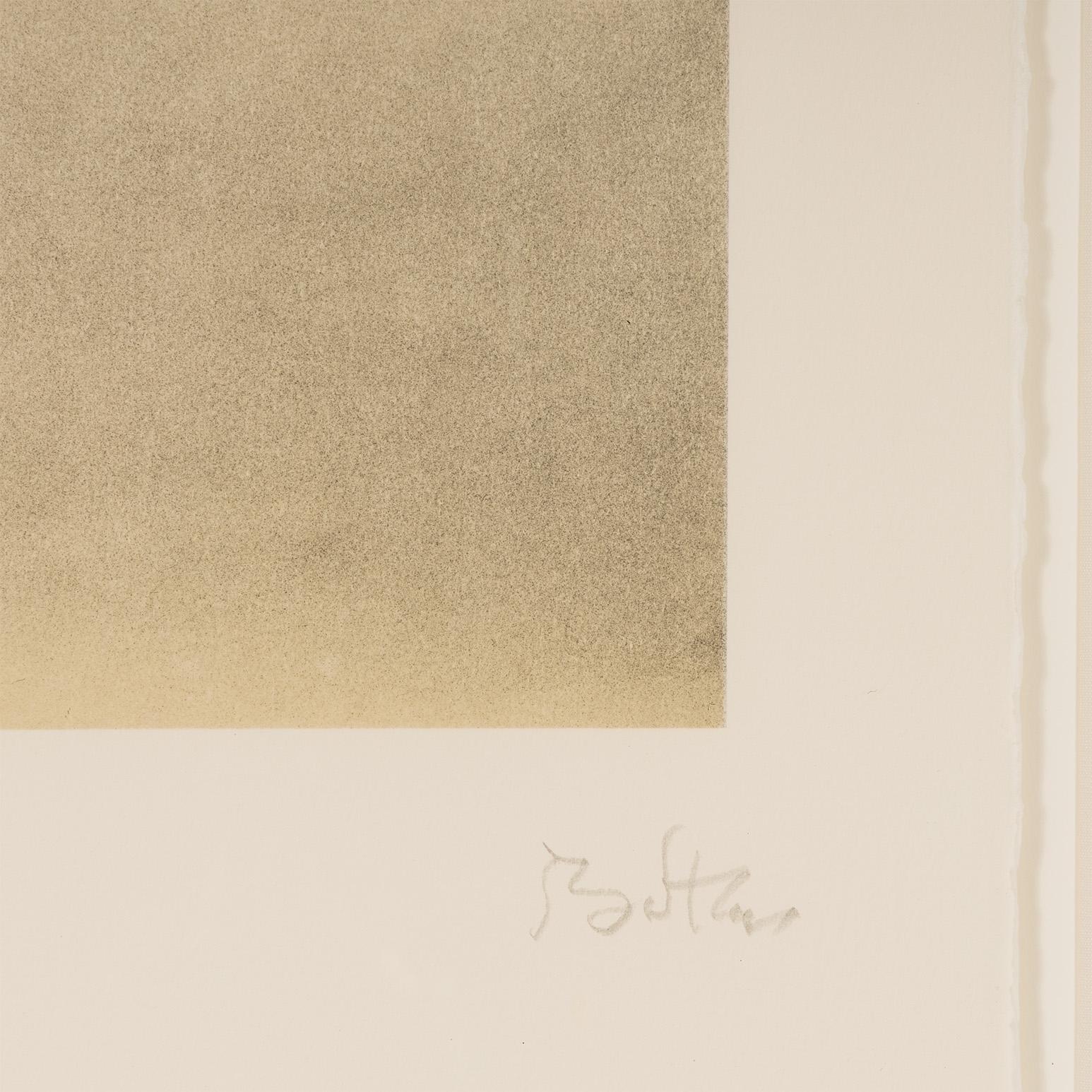 Jeune Fille Assise (Beige), Figurative Print, von Balthus (Balthasar Klossowski de Rola) 