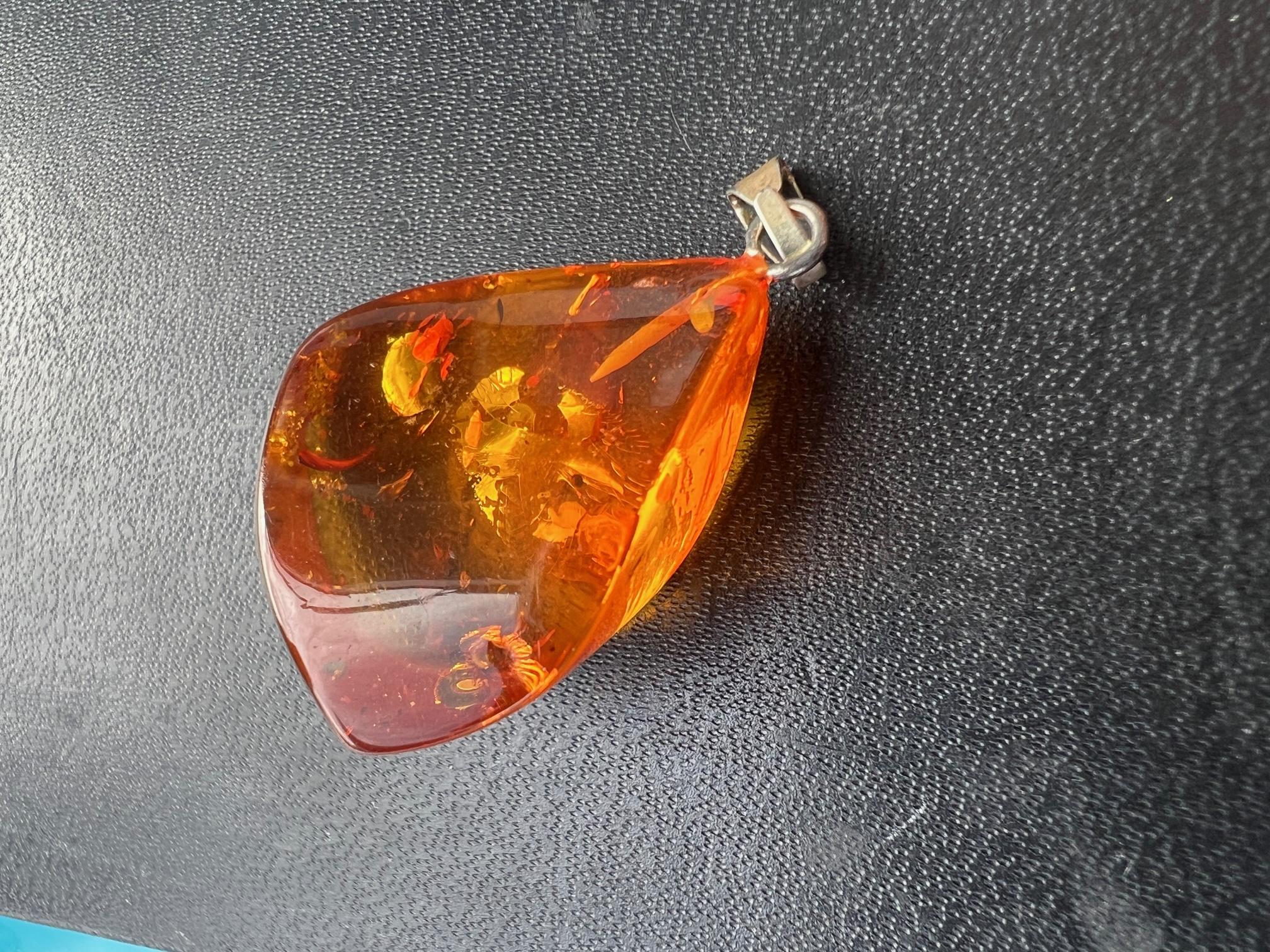 large baltic amber pendant