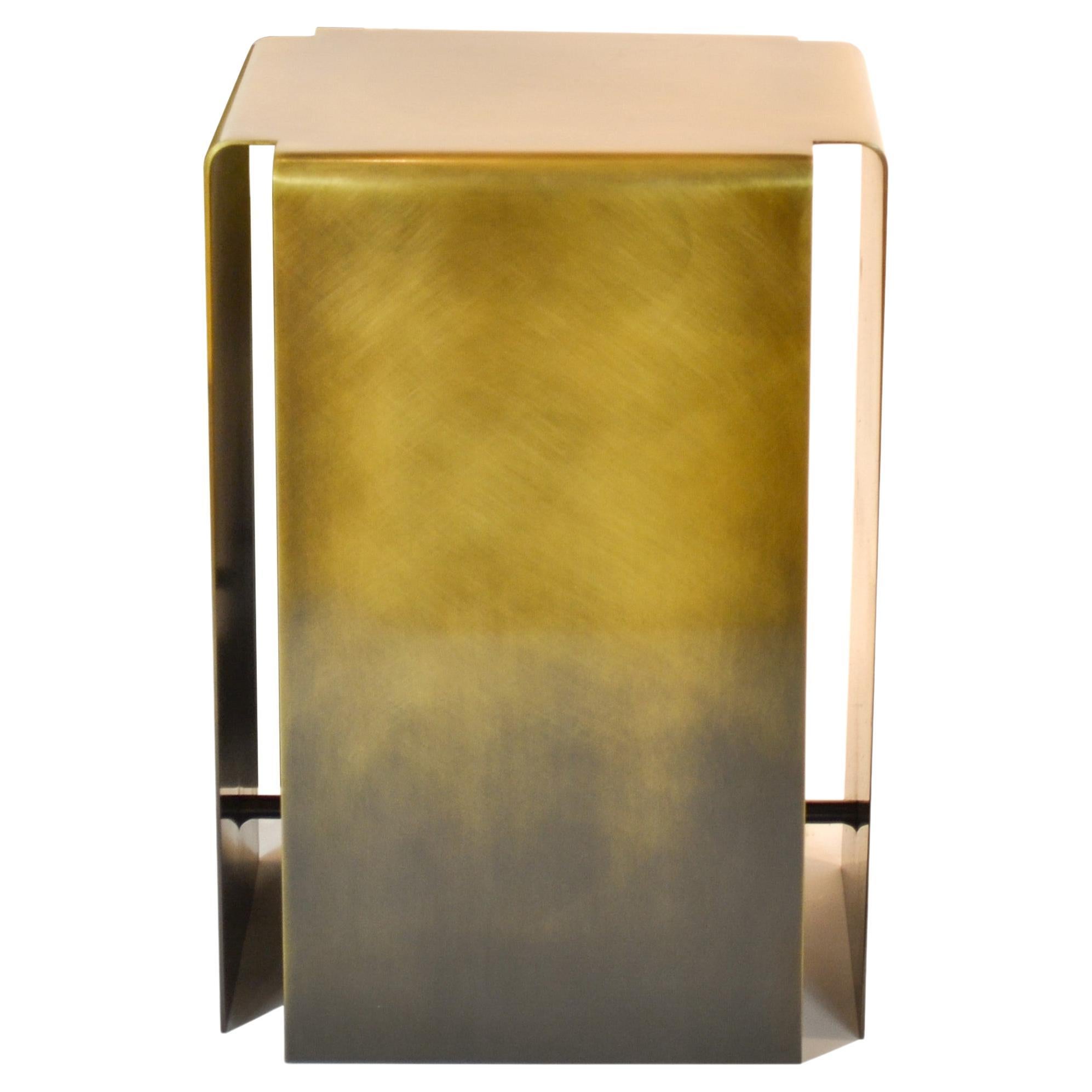 Fred Brouard Bronze Sculpture Side Table at 1stDibs