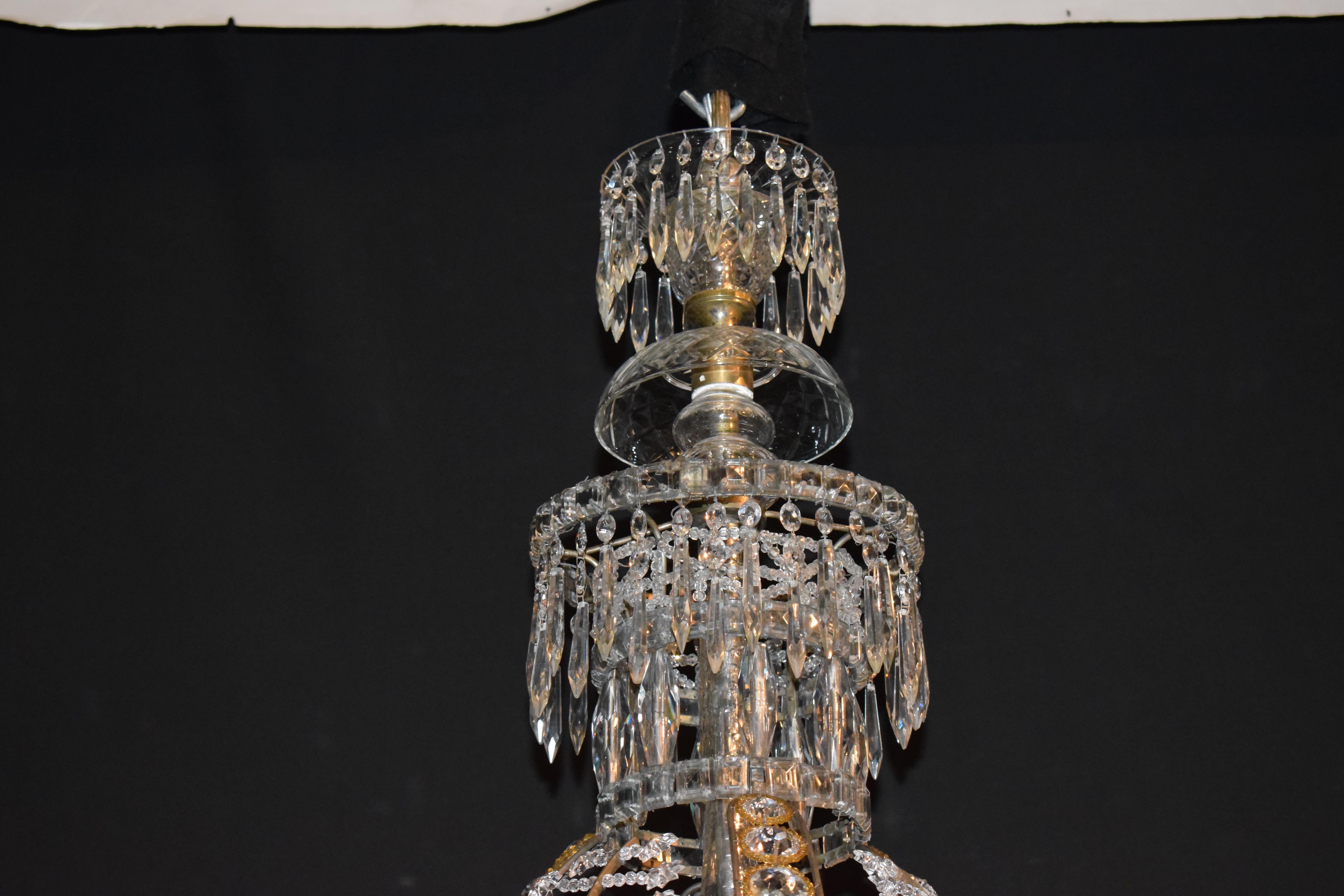 French Baltic Chandelier For Sale
