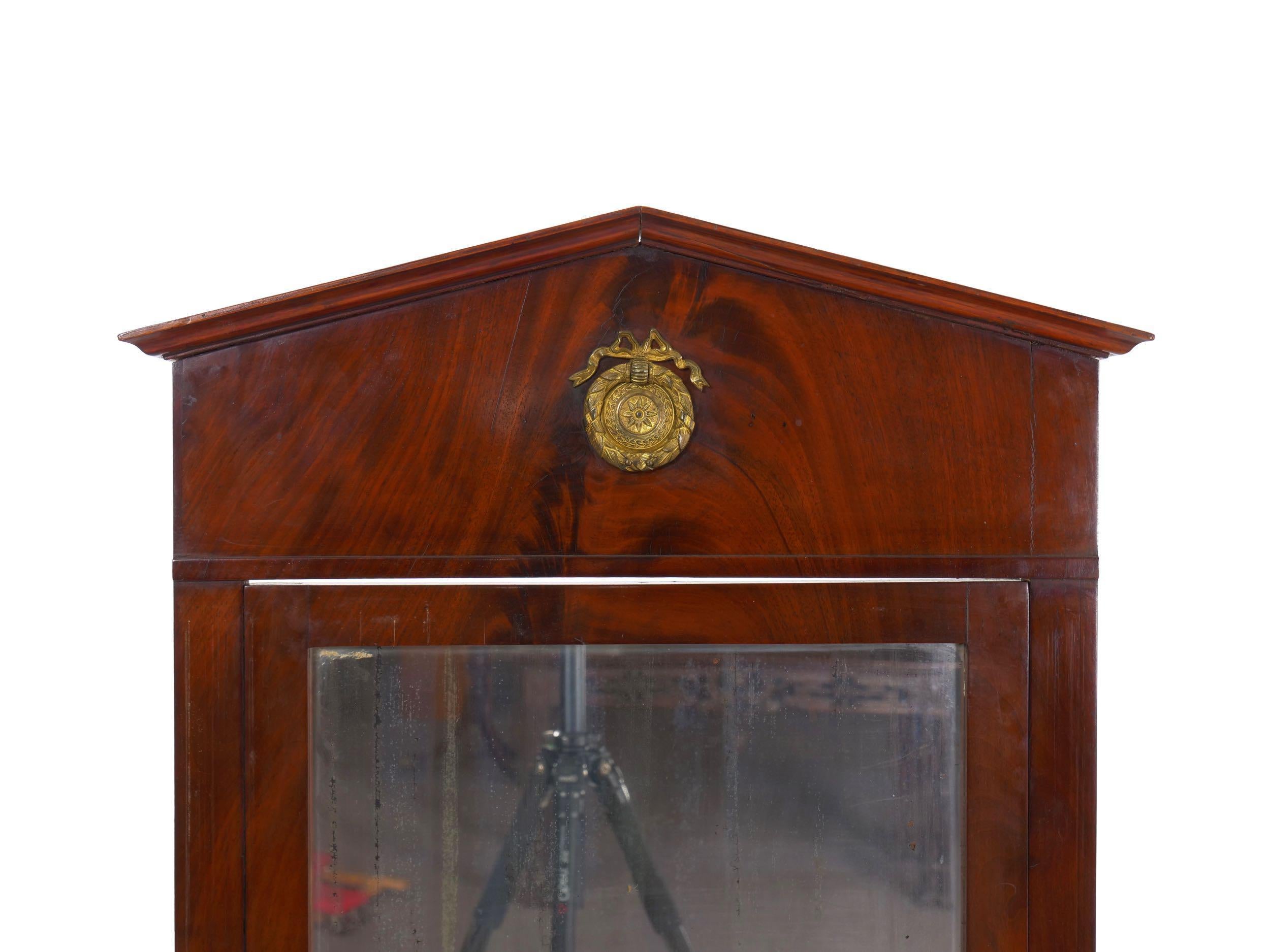 Mirror Baltic Empire Mahogany Dressing Table Console, circa 1820-1840