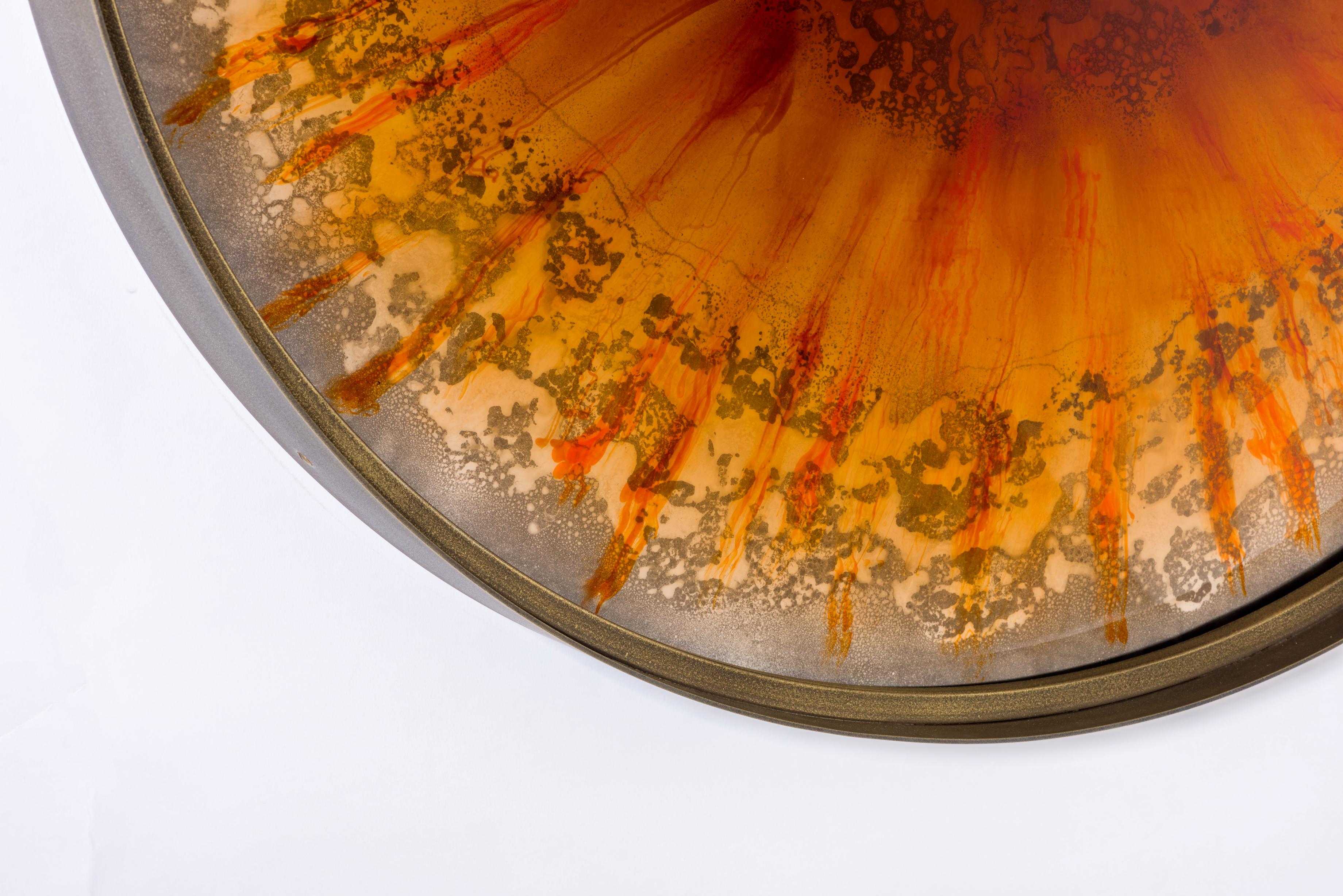 Miroir Iris baltique de Tom Palmer Neuf - En vente à Geneve, CH