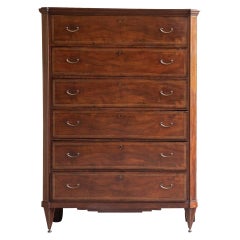 Antique Baltic Mahogany Chest of Drawers