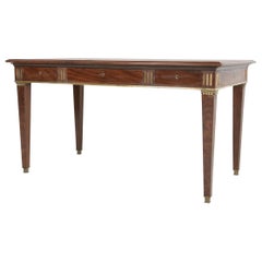 Baltic Mahogany Leather Top Writing Table